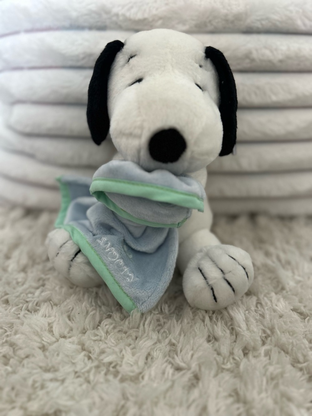 Peanuts Snoopy Plush with Blanket - 
 Cedar Point Fair